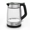 Tefal stiklinis virdulys KI605830 elektrinis virdulys 1,7 L 2200 W juoda, sidabrinė, permatoma