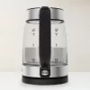 Tefal stiklinis virdulys KI605830 elektrinis virdulys 1,7 L 2200 W juoda, sidabrinė, permatoma
