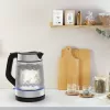 Tefal stiklinis virdulys KI605830 elektrinis virdulys 1,7 L 2200 W juoda, sidabrinė, permatoma