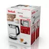 Tefal stiklinis virdulys KI605830 elektrinis virdulys 1,7 L 2200 W juoda, sidabrinė, permatoma