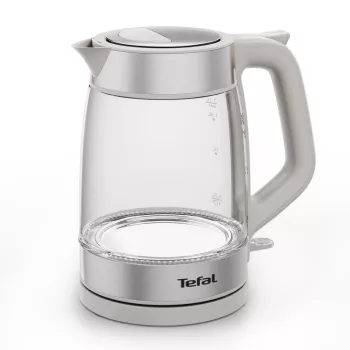 Tefal Stiklinis virdulys KI605B30 elektrinis virdulys 1,7 L 2200 W Pilka, Sidabrinė, Skaidri