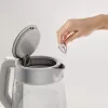 Tefal Stiklinis virdulys KI605B30 elektrinis virdulys 1,7 L 2200 W Pilka, Sidabrinė, Skaidri