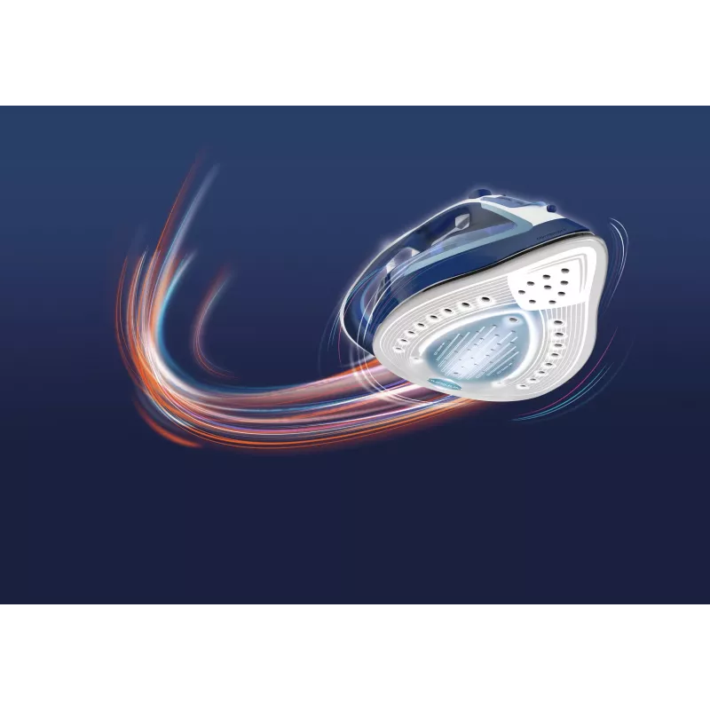 Tefal EasyGliss Plus FV5735 lygintuvas Sausas ir garinis lygintuvas Durilium padas 2500 W Mėlynas, Baltas