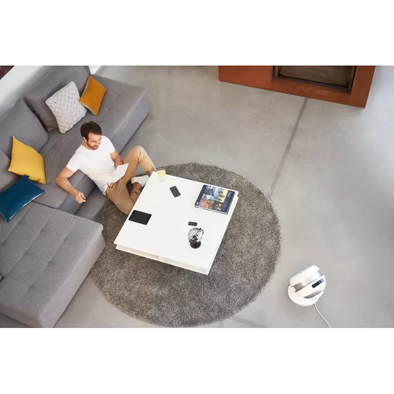 Rowenta HQ7152 patalpų ventiliatorinis elektrinis šildytuvas, baltas, sidabrinis