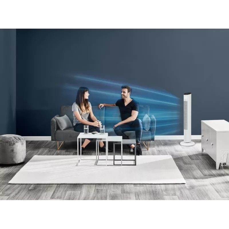 Buitinis bokštinis ventiliatorius Rowenta Eole VU6871 baltas 40W AC 220-240V