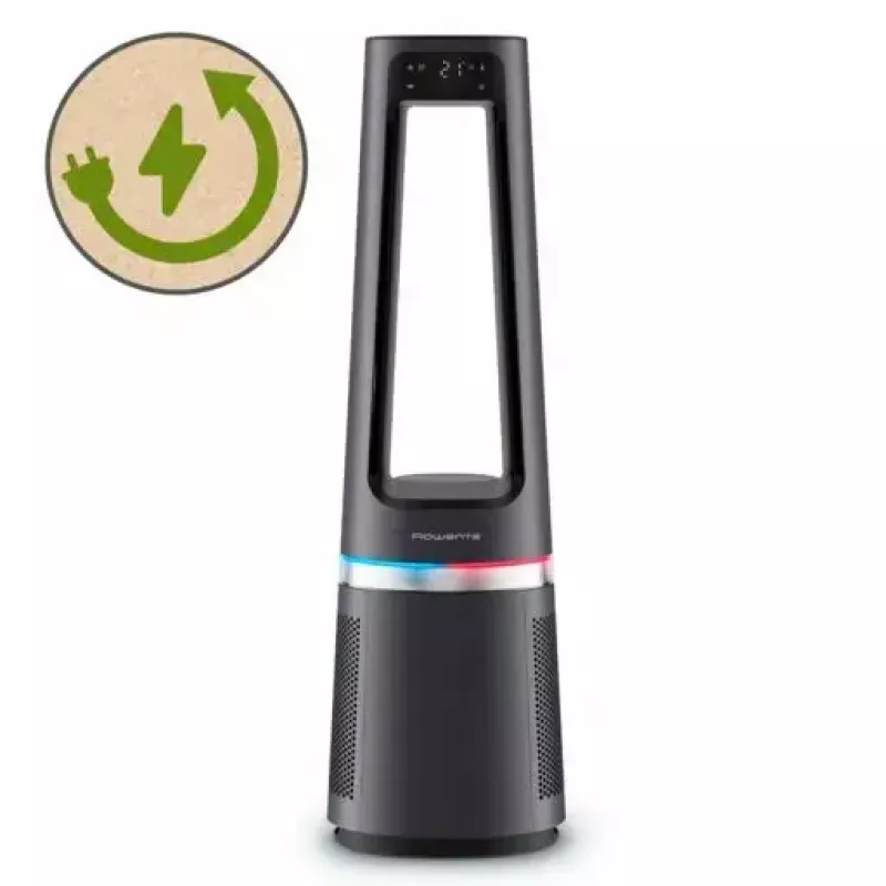 Oro valytuvas Rowenta Eclipse 3-in-1 Connect QU5072, skirtas iki 50 m², 130 m³/h, 62 dB, sidabrinis