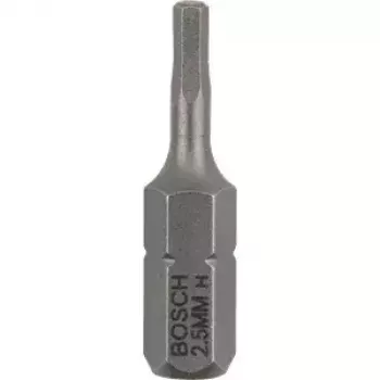 Atsuktuvų antgalių rinkinys Bosch 3 vnt. — apsauginis šešiabriaunis 2,5 mm, ilgis 25 mm, 1/4 colio kotas