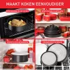 Puodų rinkinys Tefal Ingenio L76391 — aliuminio mišrus rinkinys, 4 vnt. (puodai Ø16/18/20 cm) juoda