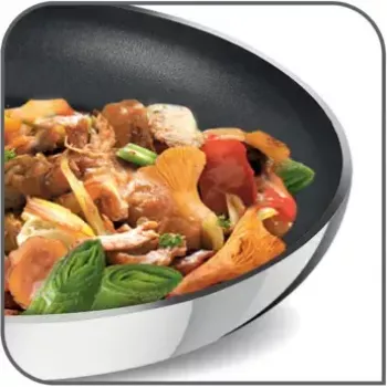 Keptuvių rinkinys Tefal Intuition B817S255 — nerūdijančio plieno keptuvės 20 cm ir 26 cm