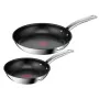 Keptuvių rinkinys Tefal Intuition B817S255 — nerūdijančio plieno keptuvės 20 cm ir 26 cm