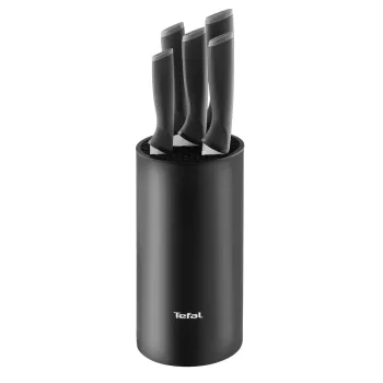 Virtuvinių peilių rinkinys Tefal K2216S74 — nerūdijančio plieno geležtės, 20 cm geležtės ilgis, 5 dalių rinkinys