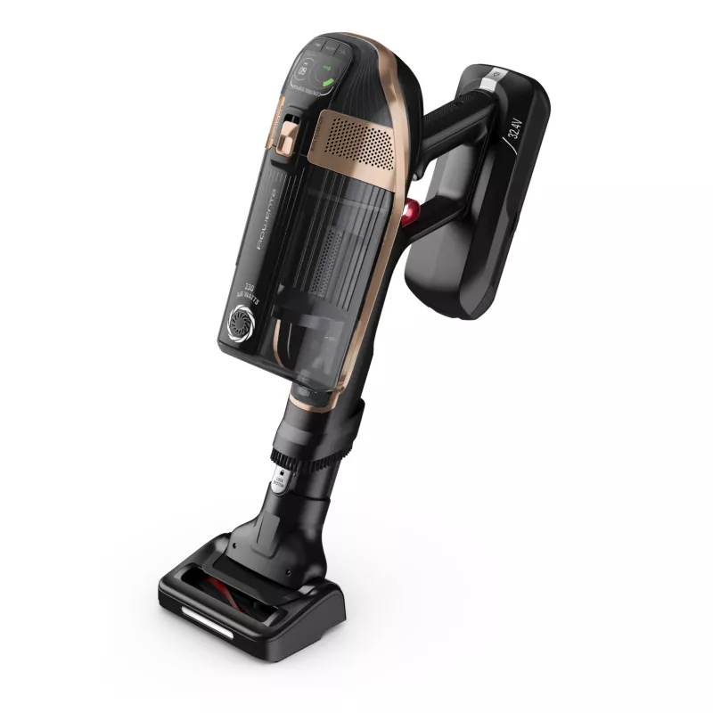Rowenta X-Force RH99F1 2-in-1 stick vacuum baterija Dry HEPA Bagless 0.9 L Juoda, Pilka