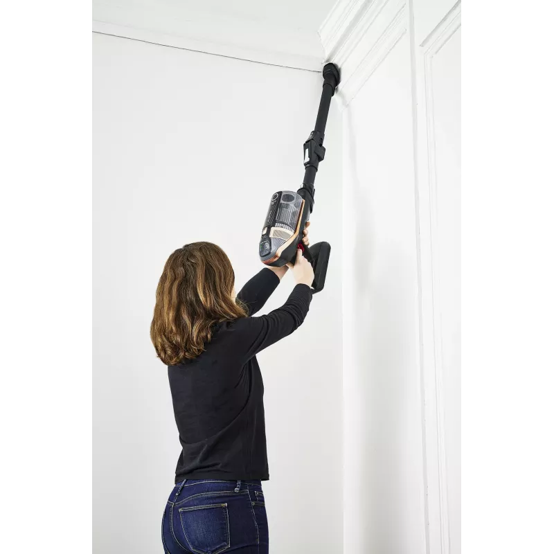 Rowenta X-Force RH99F1 2-in-1 stick vacuum baterija Dry HEPA Bagless 0.9 L Juoda, Pilka