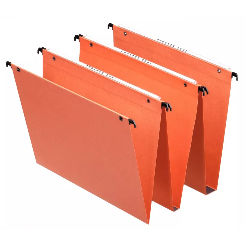 Pakabinamas segtuvas Esselte Orgarex Dual A4 Oranžinis