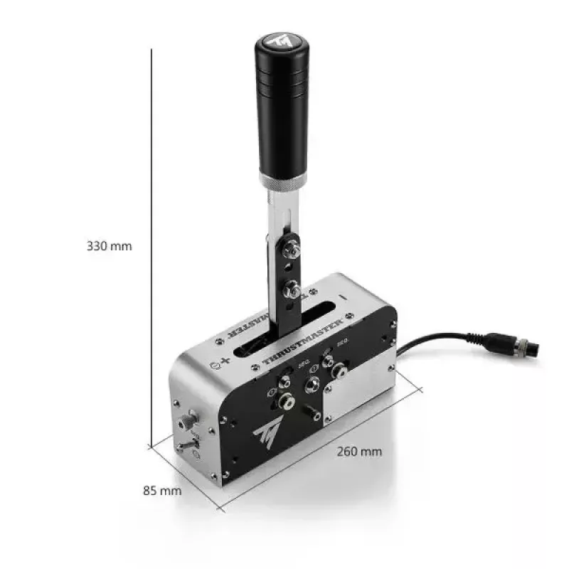 Hand brake Thrustmaster 4060306 USB Juoda Sidabrinė for PC PS4 PS5 Xbox