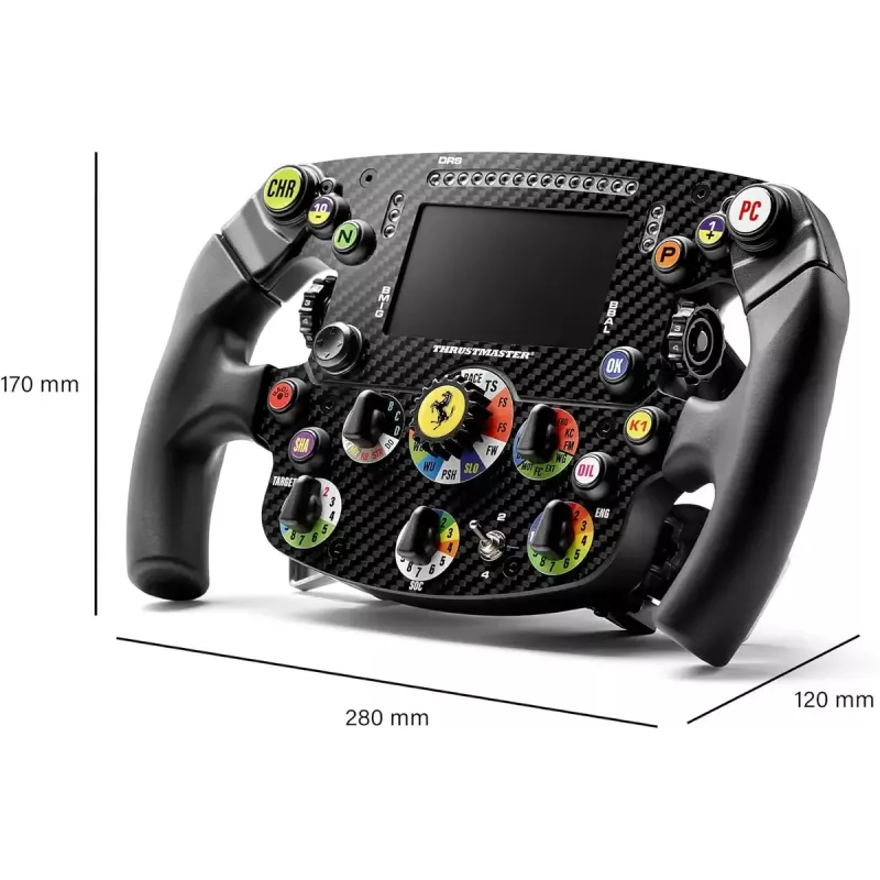 Racing Wheel Thrustmaster AddOn Ferrari SF25 Edition, skirtas KON/PC — oficiali Ferrari vairo replika