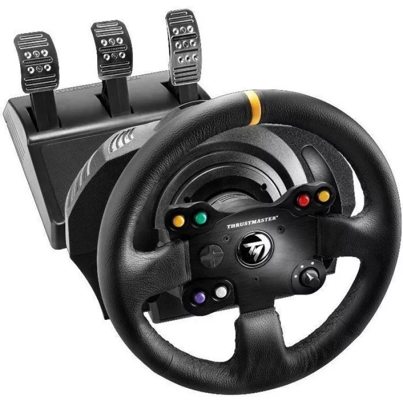 Thrustmaster TX RACING WHEEL LEATHER EDITION Juoda Vairas + Pedalai PC, Xbox One
