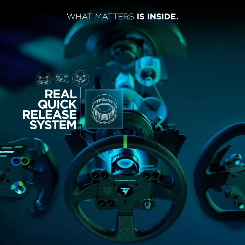 Thrustmaster TX RACING WHEEL LEATHER EDITION Juoda Vairas + Pedalai PC, Xbox One