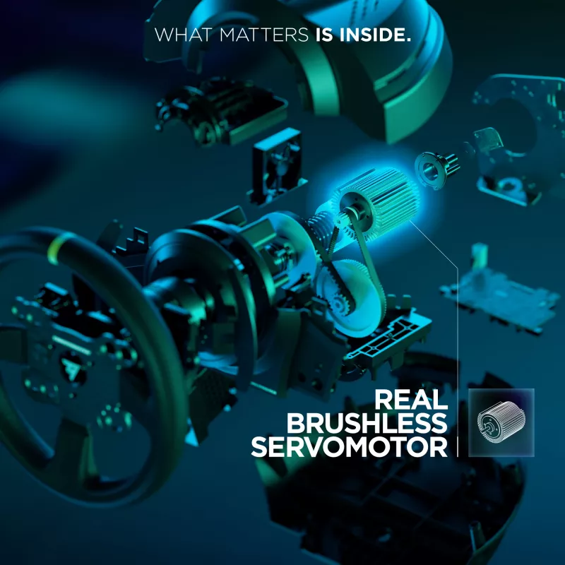 Thrustmaster TX RACING WHEEL LEATHER EDITION Juoda Vairas + Pedalai PC, Xbox One