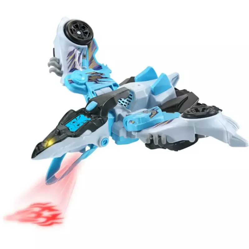 Transformuojamas žaislas VTech Switch & Go Dinos Fire Pterotactyl — VTech modelis 80-572804, elektroninis transformuojamas dinozauras / transporto priemonė