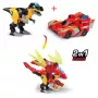 Žaislinė figūrėlė VTech Switch & Go Combo Mega Dragon — transformuojamas iš transporto priemonės į drakoną žaidimų rinkinys