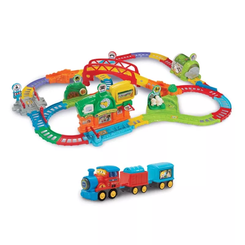 Žaislų rinkinys VTech Tut Tut Baby Speedster - Spalvinga stotelė, interaktyvūs garsai ir muzika