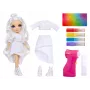 „Rainbow High Air Brush & Create“ mados lėlės – violetinės akys, mados lėlė, moteriška, 4 m., berniukams/mergaitėms, įvairiaspalvė