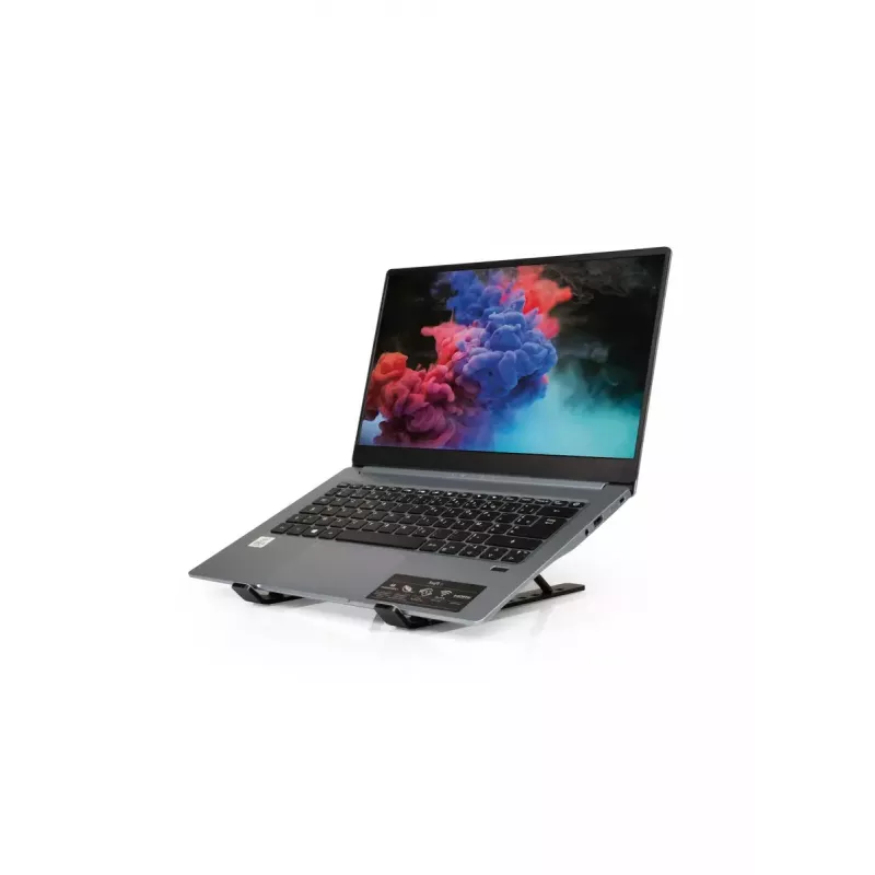 Nešiojamojo kompiuterio stovas Port Designs 901107 Juodas Aliuminis 39,6 cm