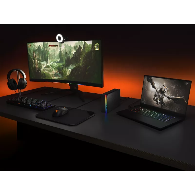 Seagate FireCuda Gaming Hub išorinis kietasis diskas 8 TB Micro-USB B / USB Type-A / USB Type-C 3.2 Gen 1 (3.1 Gen 1) Juodas