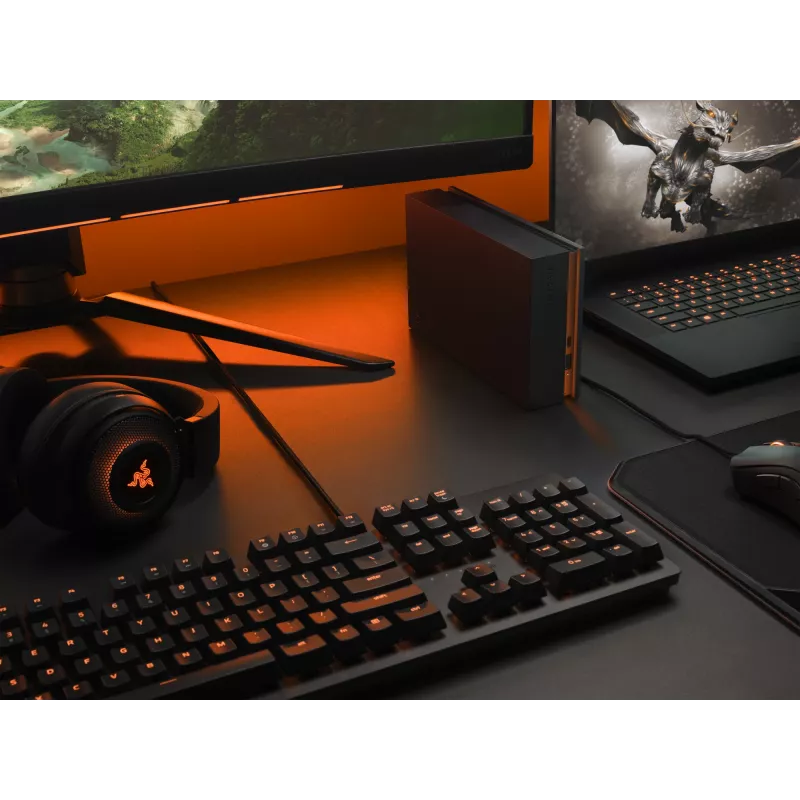Seagate FireCuda Gaming Hub išorinis kietasis diskas 8 TB Micro-USB B / USB Type-A / USB Type-C 3.2 Gen 1 (3.1 Gen 1) Juodas