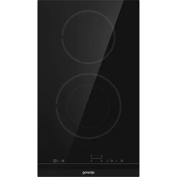 Gorenje Stiklo keramikos kaitlentė ECT322BCSC, juoda, įmontuojama, keraminė kaitlentė, stiklo keramika, 2 zonos, 2 zonos