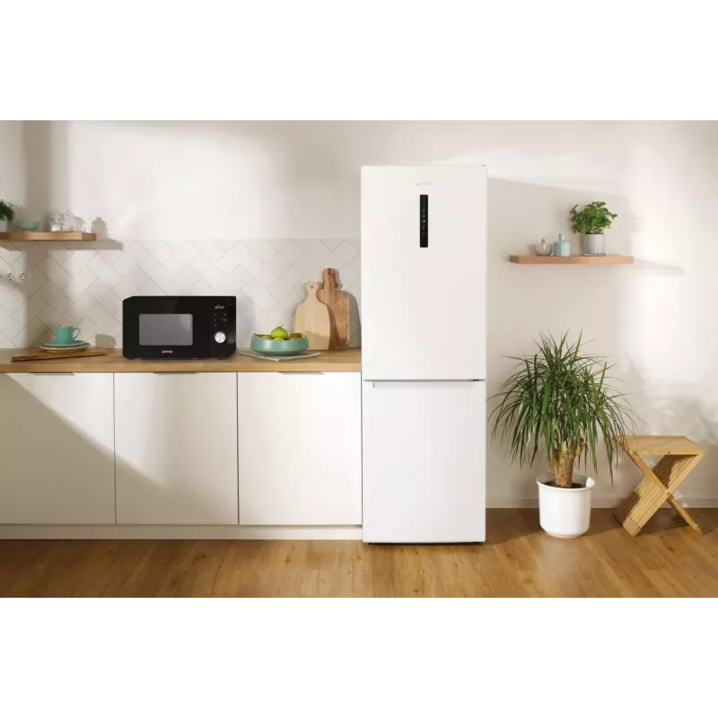 Gorenje Mikrobangų krosnelė MO20A3B, stalviršinė, solo mikrobangų krosnelė, 20 L, 800 W, įmontuotas ekranas, LED