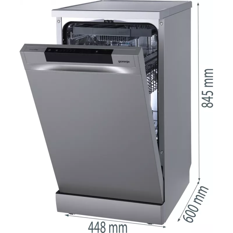 Gorenje GS541D10X Laisvai pastatoma 11 komplektų indaplovė