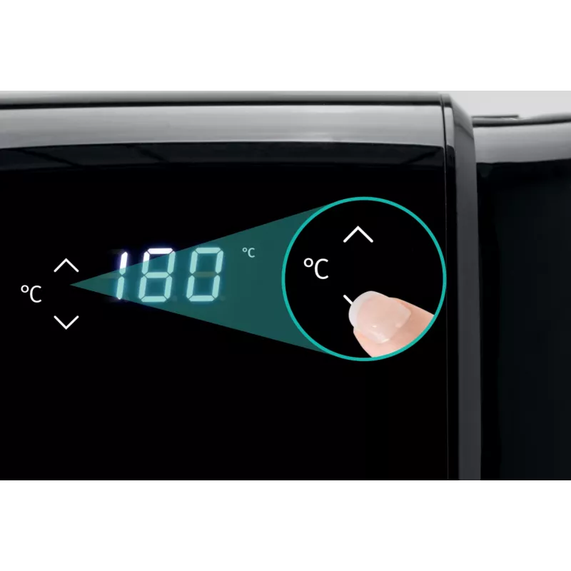 Gorenje AF1700DB Single 5 L Įmontuojama 1700 W karšto oro gruzdintuvė Juoda, Metalinė