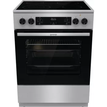 Gorenje GECS6C70XC viryklė Laisvai pastatoma viryklė Elektrinė Kaitvietė Nerūdijantis plienas