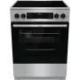 Gorenje GECS6C70XC viryklė Laisvai pastatoma viryklė Elektrinė Kaitvietė Nerūdijantis plienas