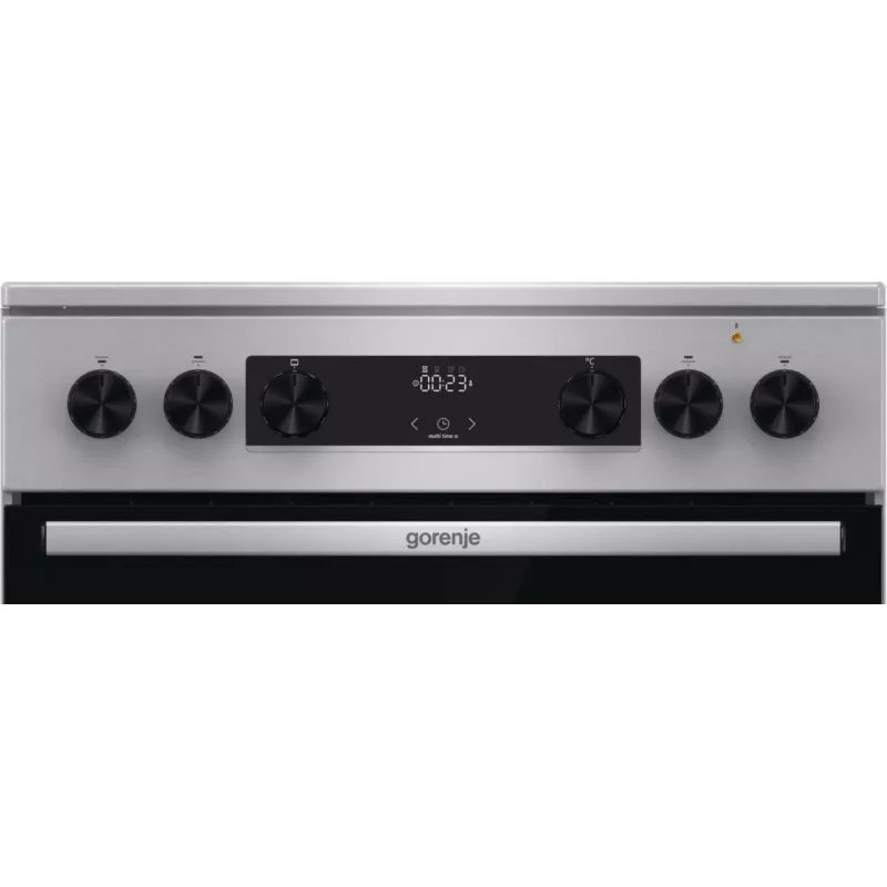 Gorenje GECS6C70XC viryklė Laisvai pastatoma viryklė Elektrinė Kaitvietė Nerūdijantis plienas