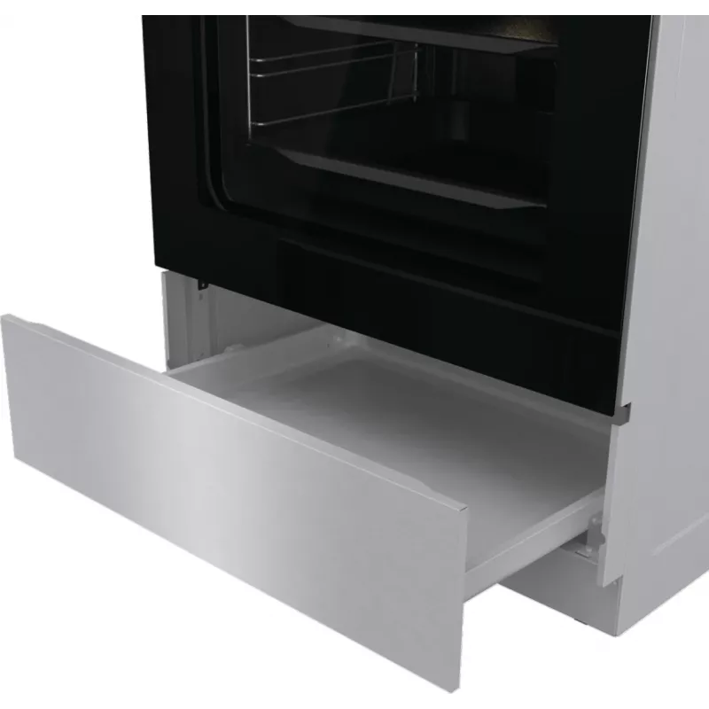 Gorenje GECS6C70XC viryklė Laisvai pastatoma viryklė Elektrinė Kaitvietė Nerūdijantis plienas