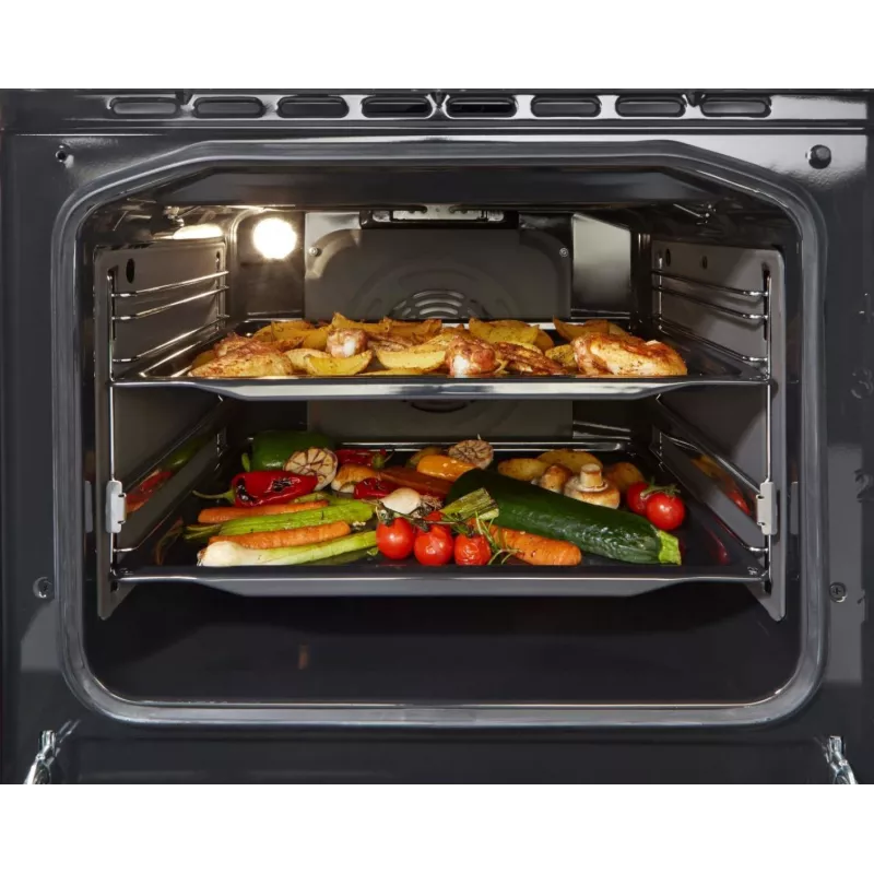 Gorenje GECS6C70XC viryklė Laisvai pastatoma viryklė Elektrinė Kaitvietė Nerūdijantis plienas