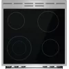 Gorenje GECS6C70XC viryklė Laisvai pastatoma viryklė Elektrinė Kaitvietė Nerūdijantis plienas