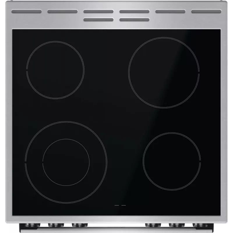 Gorenje GECS6C70XC viryklė Laisvai pastatoma viryklė Elektrinė Kaitvietė Nerūdijantis plienas
