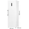 Gorenje FN619EAW6 Vertikalus šaldiklis Pastatomas 280 L Balta
