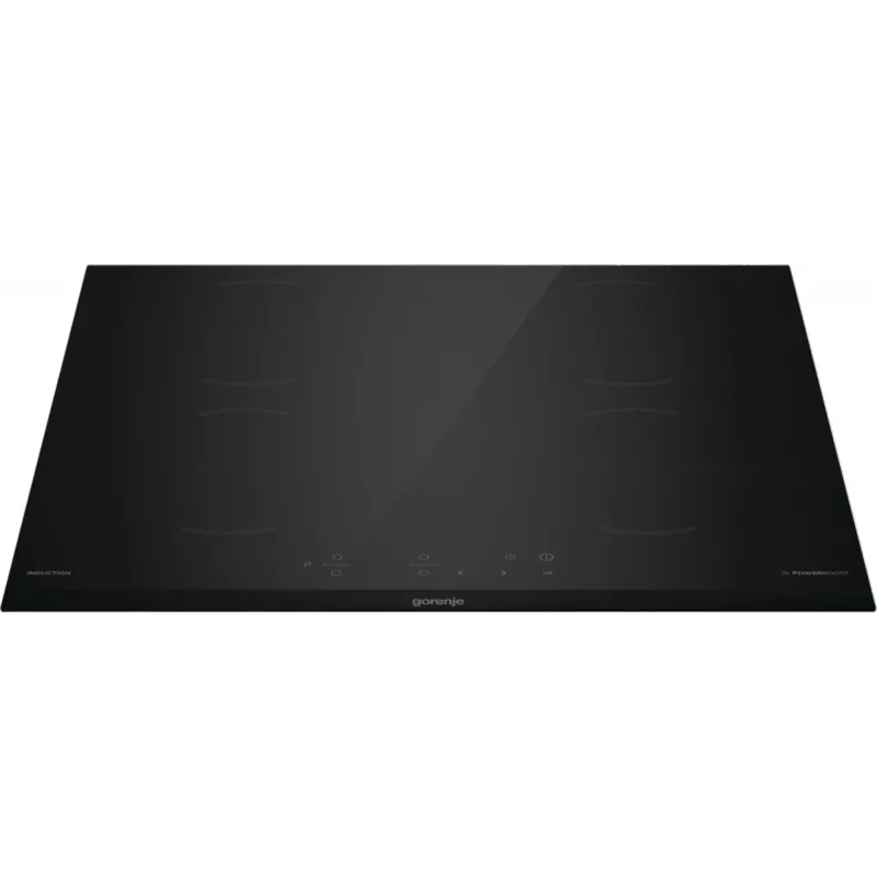 Gorenje Indukcinė kaitlentė GI6401BCE RAL9017, Juoda, Integruojama, 59,5 cm, Zoninė indukcinė kaitlentė, Stiklo keramika, 4 zonos