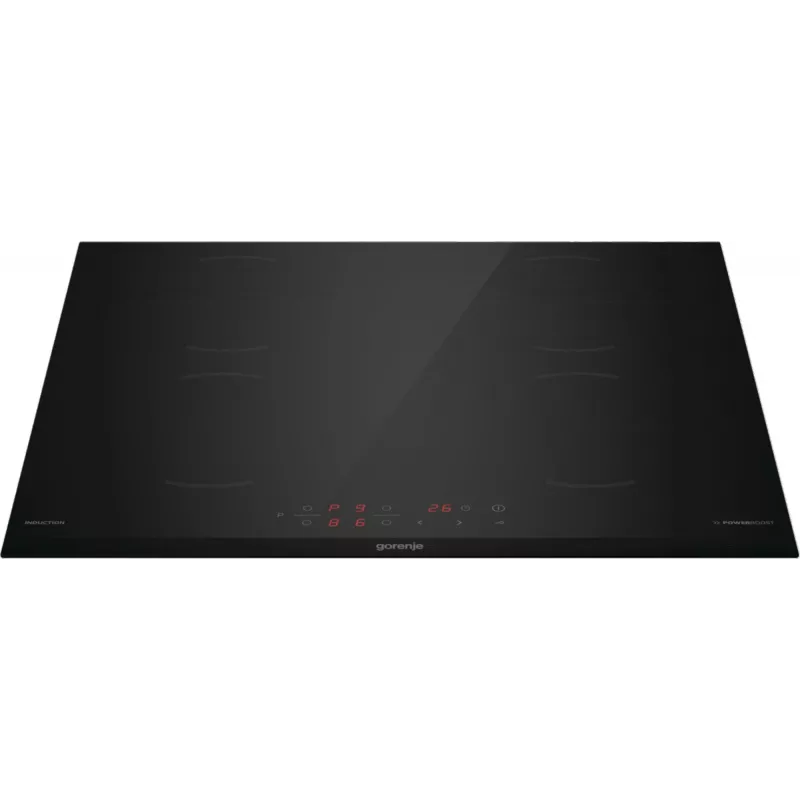 Gorenje Indukcinė kaitlentė GI6401BCE RAL9017, Juoda, Integruojama, 59,5 cm, Zoninė indukcinė kaitlentė, Stiklo keramika, 4 zonos