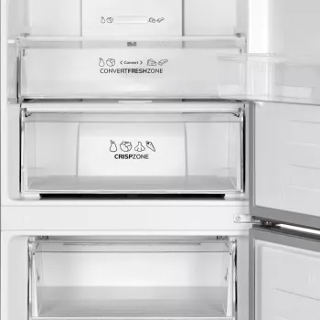 Gorenje šaldytuvo ir šaldiklio derinys NRK619CABXL4, 304 l, 6 kg/24h, klasė C, šviežumo zona, juodas