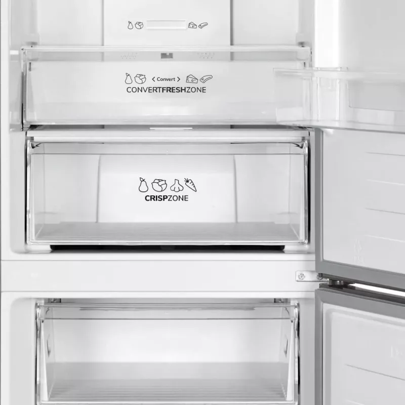 Gorenje šaldytuvo ir šaldiklio derinys NRK619CABXL4, 304 l, 6 kg/24h, klasė C, šviežumo zona, juodas