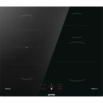 Gorenje Indukcinė kaitlentė GI6421BSC, juoda, įmontuojama, 59.5 cm, zoninė indukcinė kaitlentė, stiklo keramika, 4 zonos
