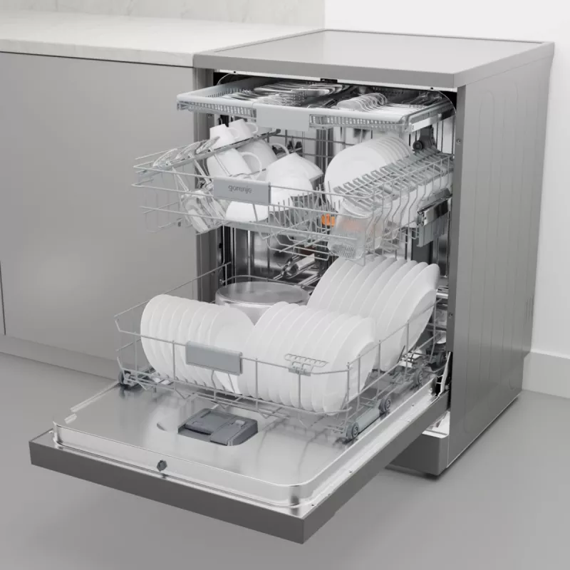 Gorenje GS643C90X laisvai pastatoma 16 komplektų indaplovė