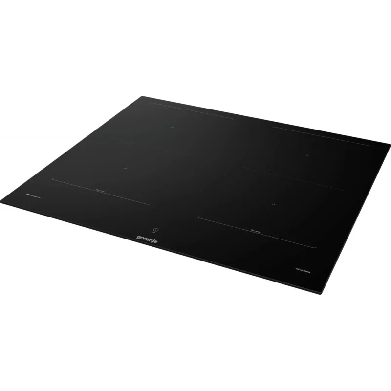 Gorenje Indukcinė kaitlentė GI6443BSCWF, juoda, įmontuojama, 60 cm, zoninė indukcinė kaitlentė, stiklo keramika, 4 zonos(-ų)