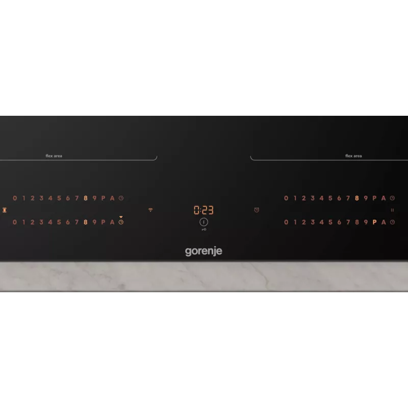 Gorenje Indukcinė kaitlentė GI6443BSCWF, juoda, įmontuojama, 60 cm, zoninė indukcinė kaitlentė, stiklo keramika, 4 zonos(-ų)
